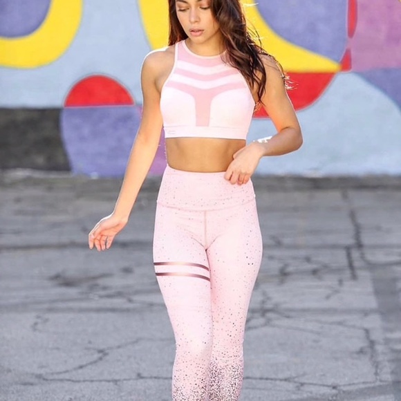 Pink Sparkle Leggings - Picture 7 of 10